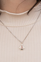 Luxe | Oregon Sunstone and Black Spinel Necklace | 14K White or Yellow Gold