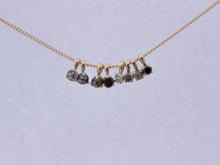 Itty-Bitty 3mm Diamond Charm/Necklace | 14k Yellow Gold
