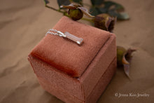 Slice | Elongated Baguette Necklace | {Various Gems}