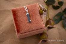Slice | Elongated Baguette Necklace | {Various Gems}