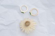 Verdant | Green Tourmaline Ring in 14k Gold {Matte or High Shine}